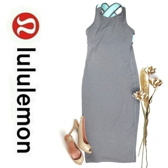 Lululemon Athletica Sultry Gray Turquoise Sports Dress Size XS - Picture 8 of 14
